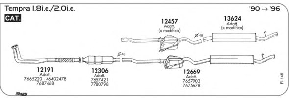 SIGAM FI146 Exhaust System